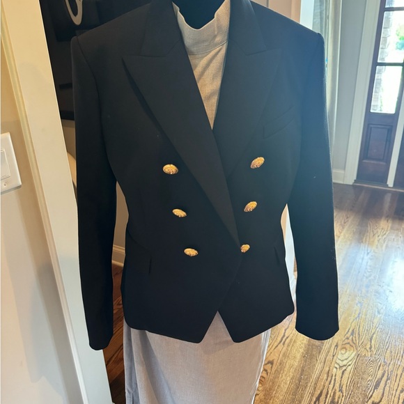 Balmain Double Breasted Wool Jacket, Size 46 - Picture 3 of 7